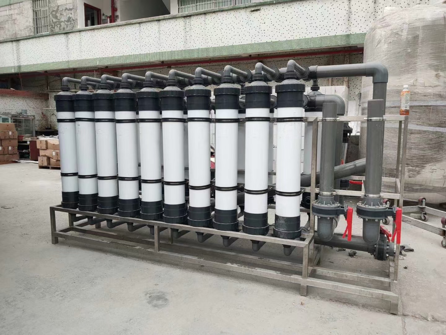 米乐平台超滤设备，20吨超滤净水设备